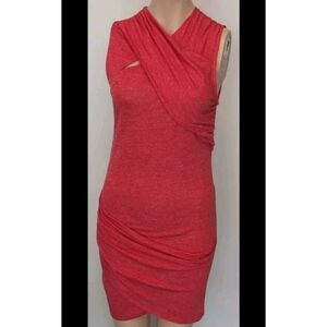 Zara Beautiful Summer‎ Dress Size S 28 Top Red